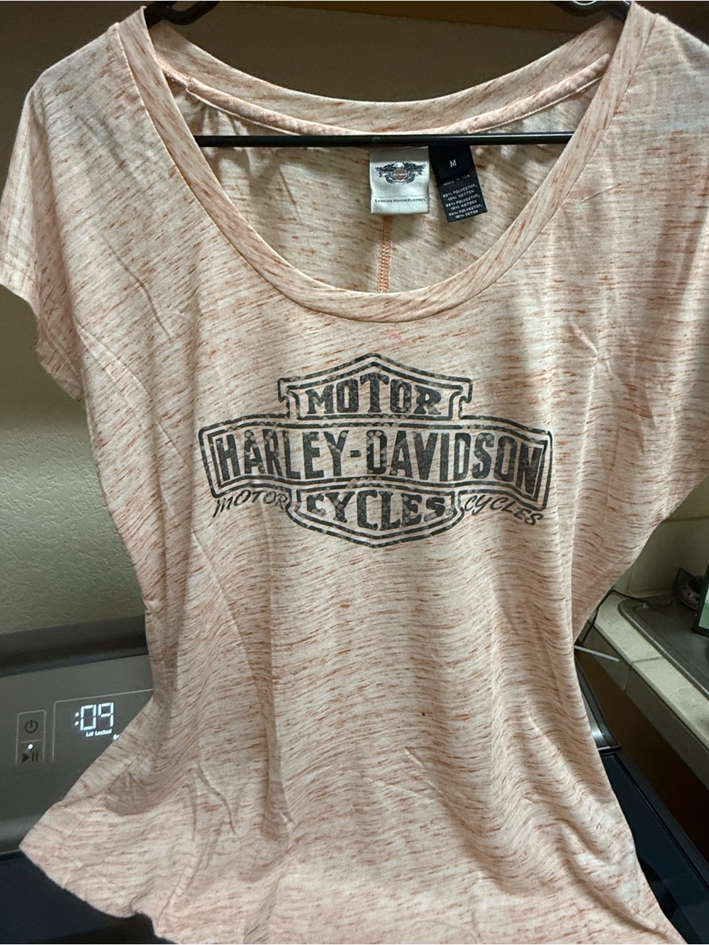 Harley-Davidson Women's Light Pink Heather Logo Tank Top